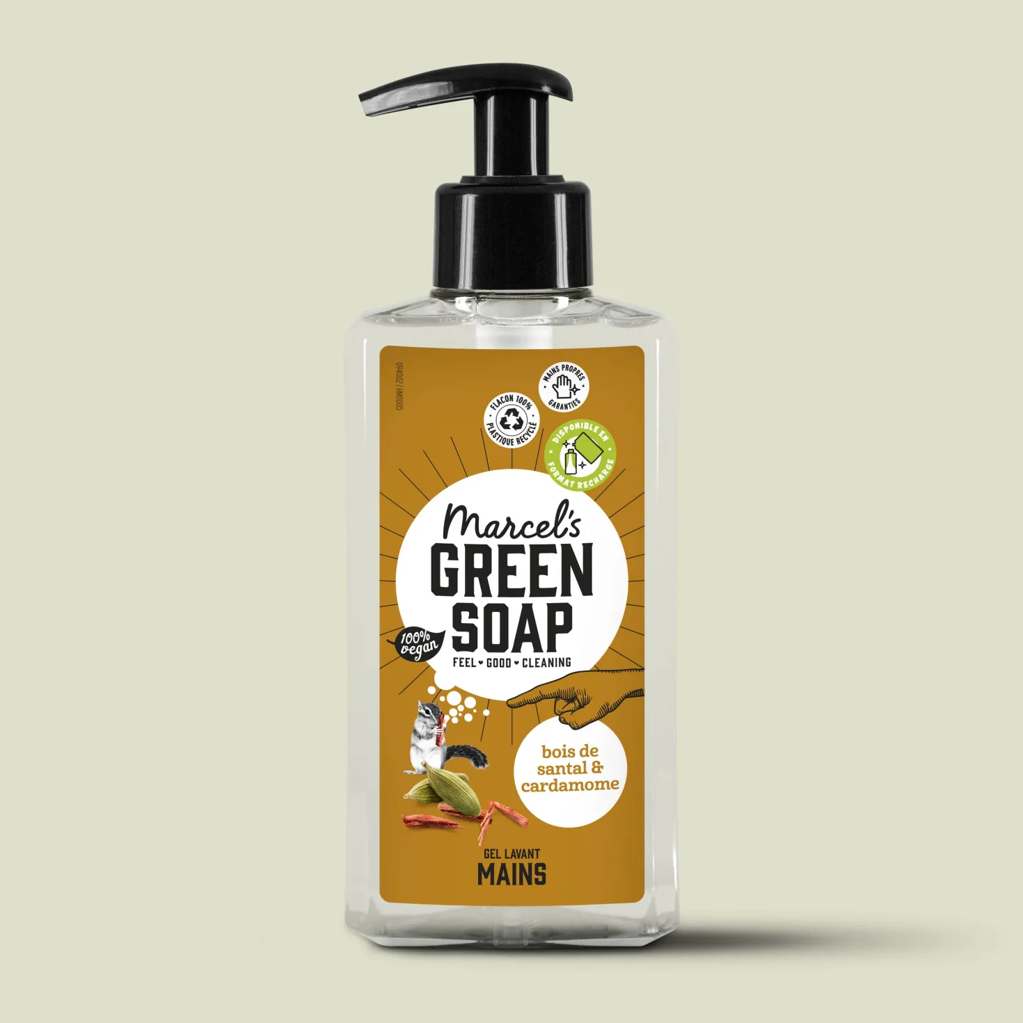 Le Gel Lavant Mains Bois de santal & Cardamome