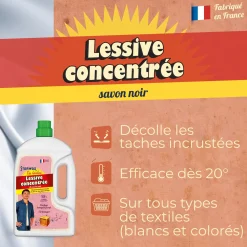 Lessive textile
