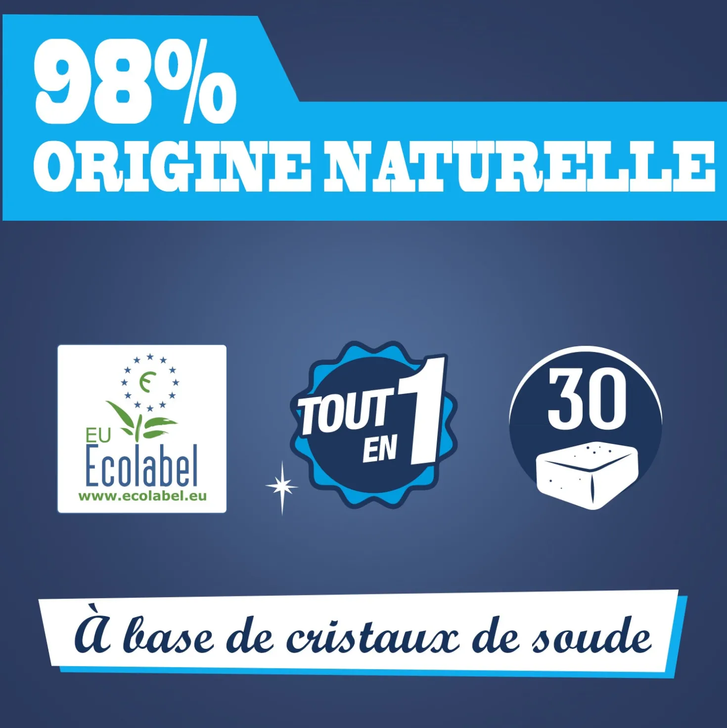 Les tablettes lave-vaisselle sans parfum