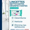 Lingettes nettoyantes désinfectantes multi-surfaces