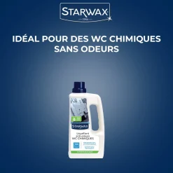 Liquéfiant désodorisant pour WC chimiques
