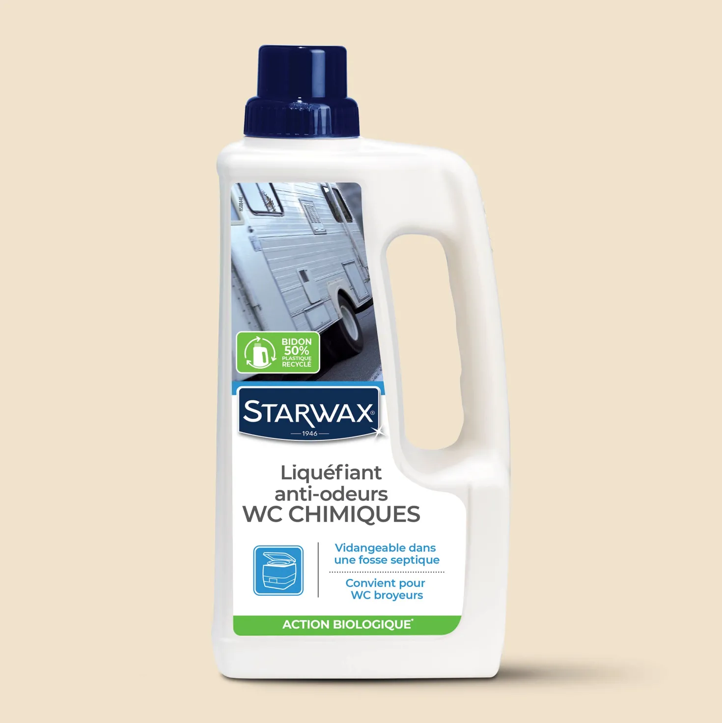 Liquéfiant désodorisant pour WC chimiques