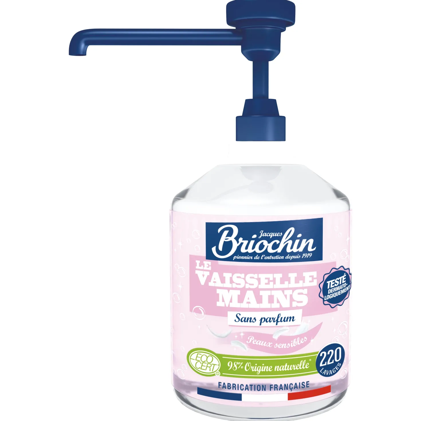 Liquide Vaisselle Mains sans parfum spécial Peaux sensibles