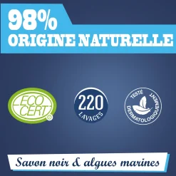Liquide Vaisselle Mains Savon noir & Algues Marines