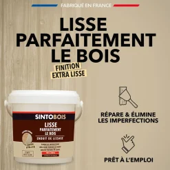 Lisse parfaitement le bois