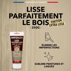 Lisse parfaitement le bois