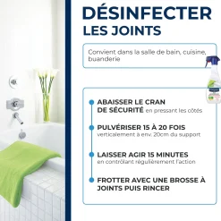 Lot de 3 Anti moisissures joints et salle de bains