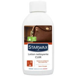 Lotion nettoyante sans rinçage pour cuirs délicats