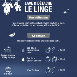 Ma Lessive Peaux Sensibles– Sans parfum- 50 lavages