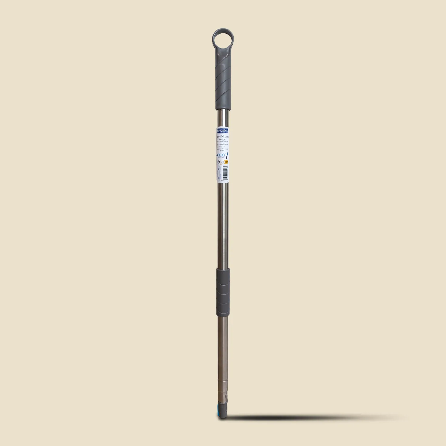 Manche téléscopique 160 cm Clic système
