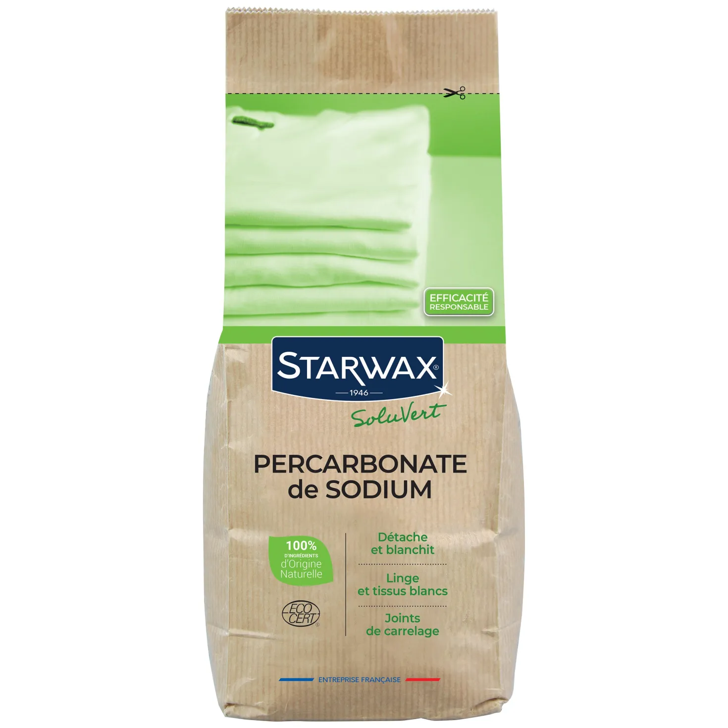 Ma poudre détachante & raviveur de blancheur au percarbonate de soude – Sachet éco