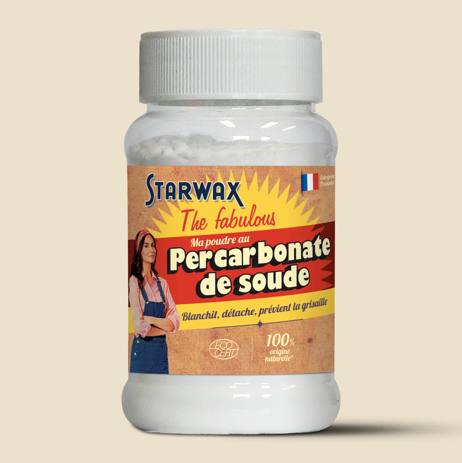 Ma poudre détachante & raviveur de blancheur au percarbonate de soude – Pot pratique