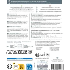 Microfibre balai Mains sèches Clic système