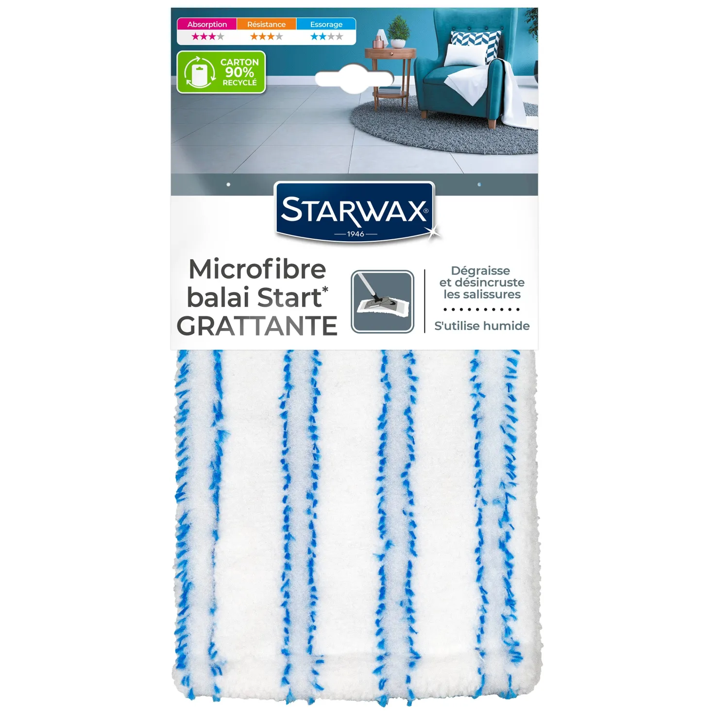 Microfibre balai start* grattante
