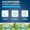 Microfibre vitres et miroirs