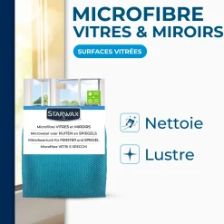 Microfibre vitres et miroirs