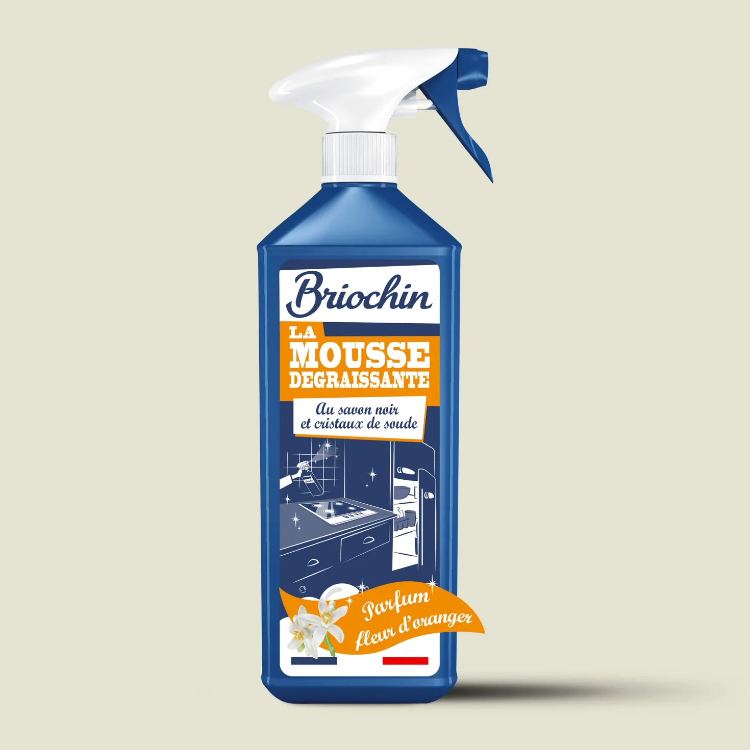 Mousse dégraissante au savon noir et cristaux de soude