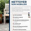 Nettoyant dégrisant pour bois extérieurs