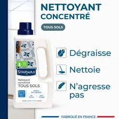 Nettoyant doux pour sols intérieurs