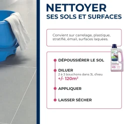 Nettoyant désodorisant longue durée parfum brise marine