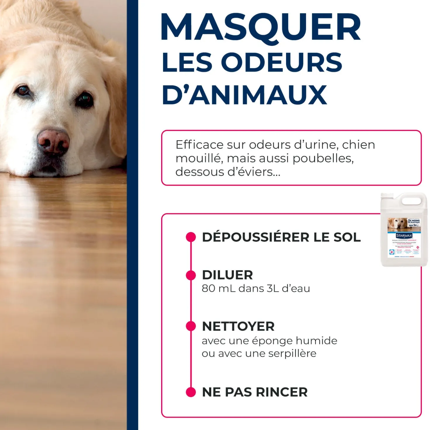 Nettoyant désodorisant surodorant
