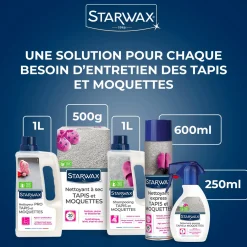 Nettoyant express pour tapis et moquettes
