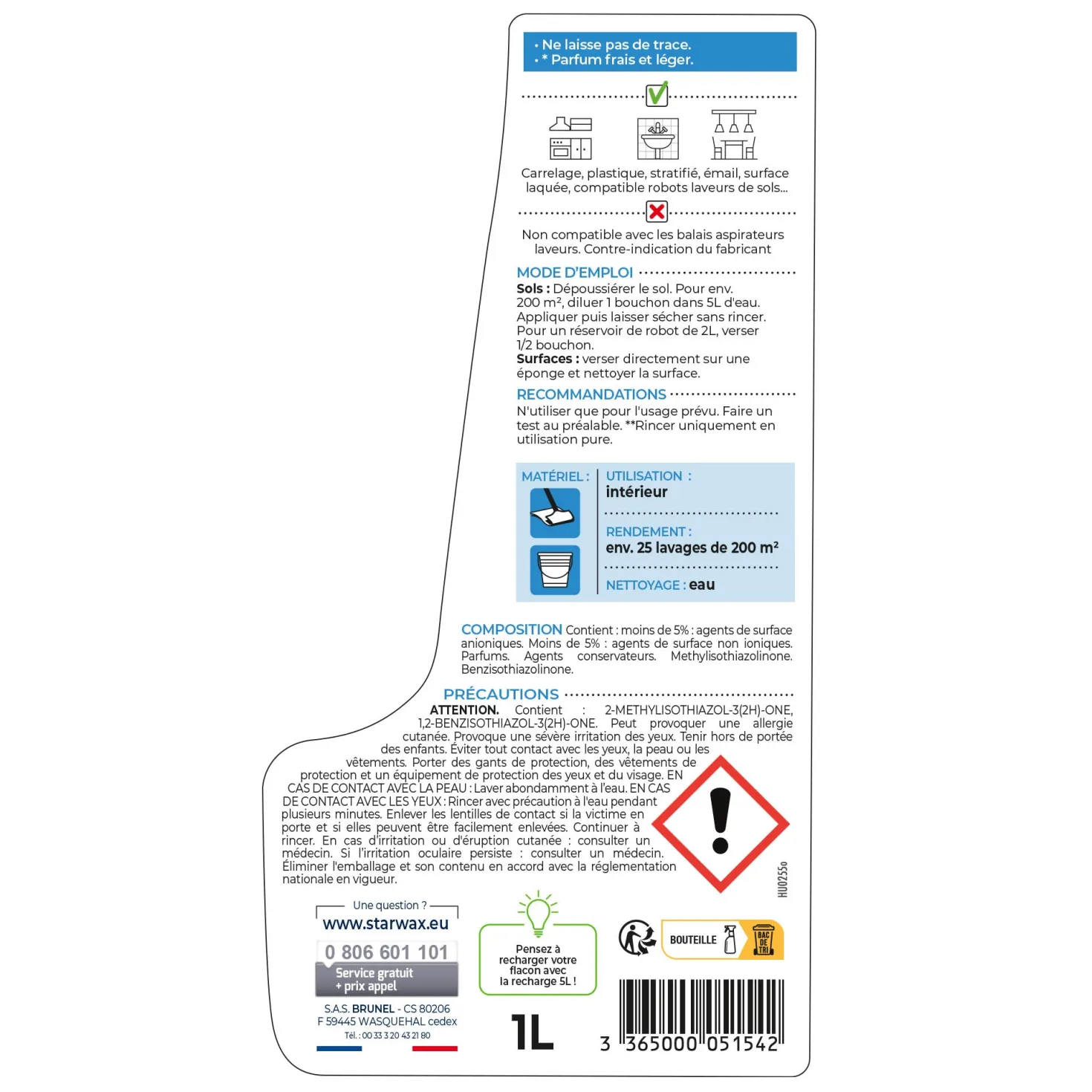 Nettoyant multi-usages concentré parfum pin des landes