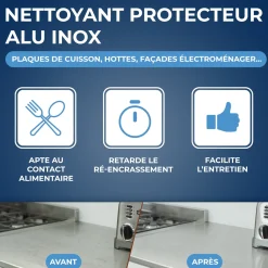 Nettoyant protecteur pour alu et inox