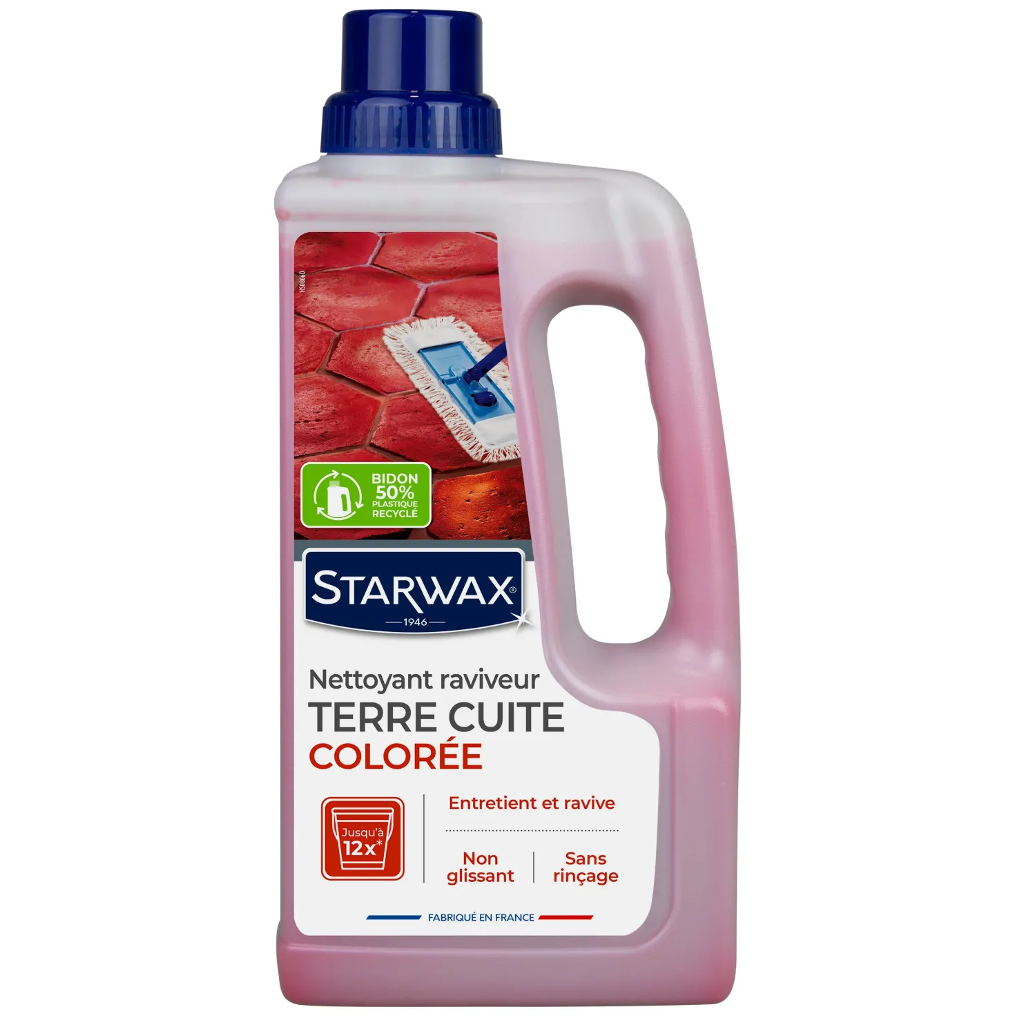 Nettoyant raviveur coloré pour tomettes et terres cuites