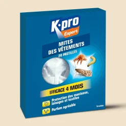 Pastilles mites des vêtements