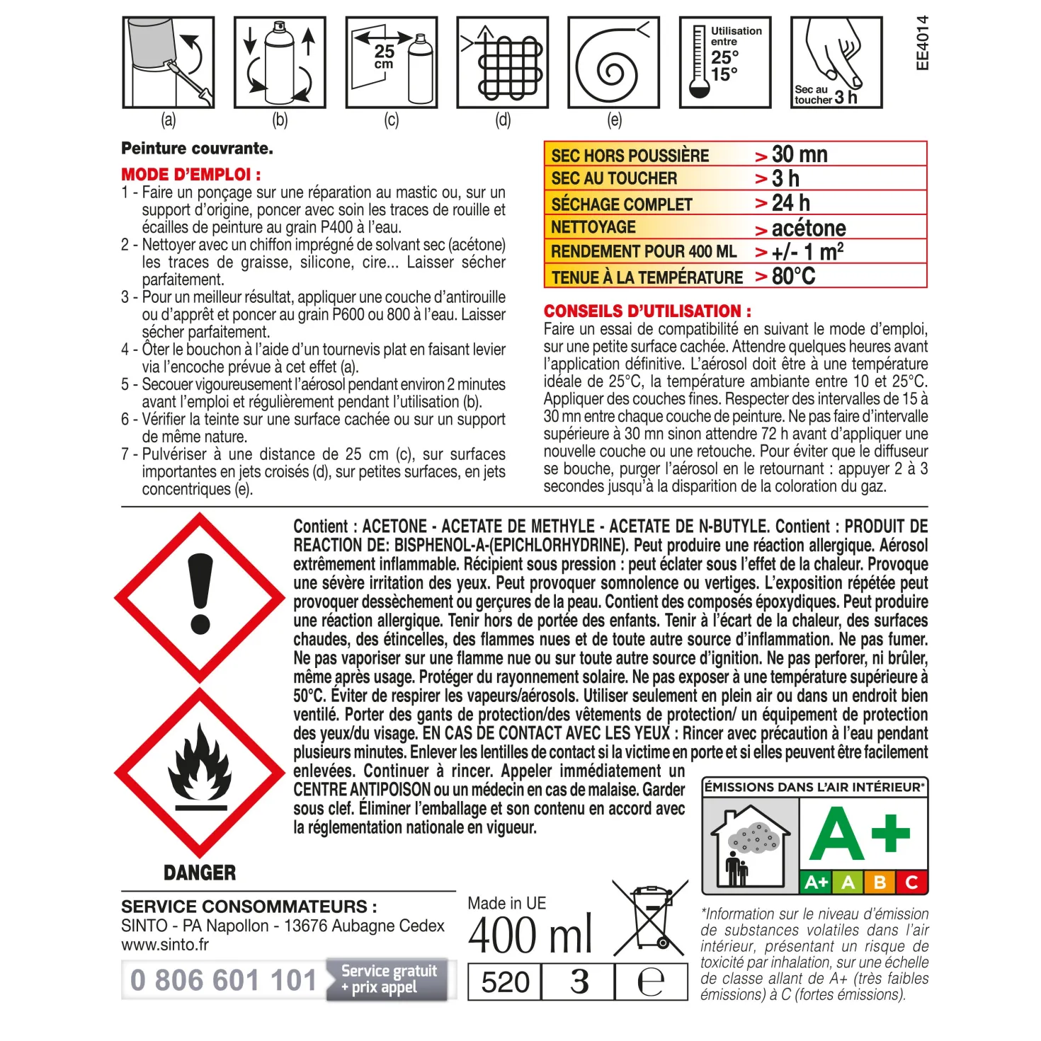 Peinture spécial radiateur blanc
