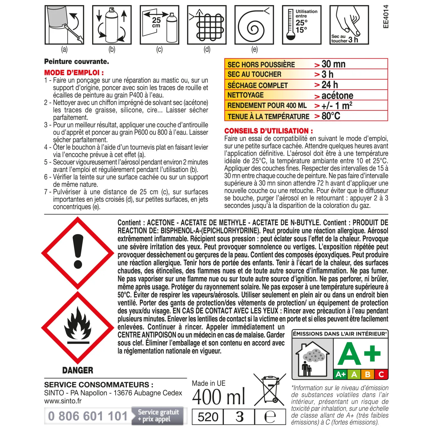 Peinture spécial radiateur blanc