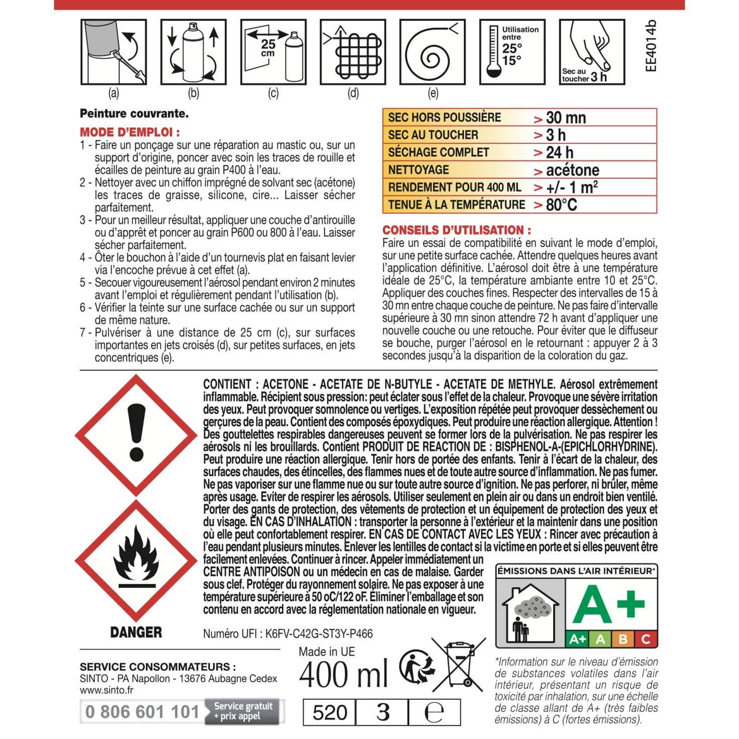 Peinture spécial radiateur blanc