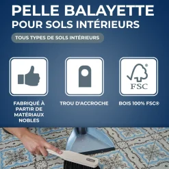 Pelle et balayette rectangulaire FSC®