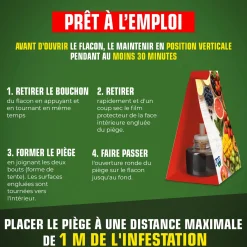 Piège à mouches des fruits