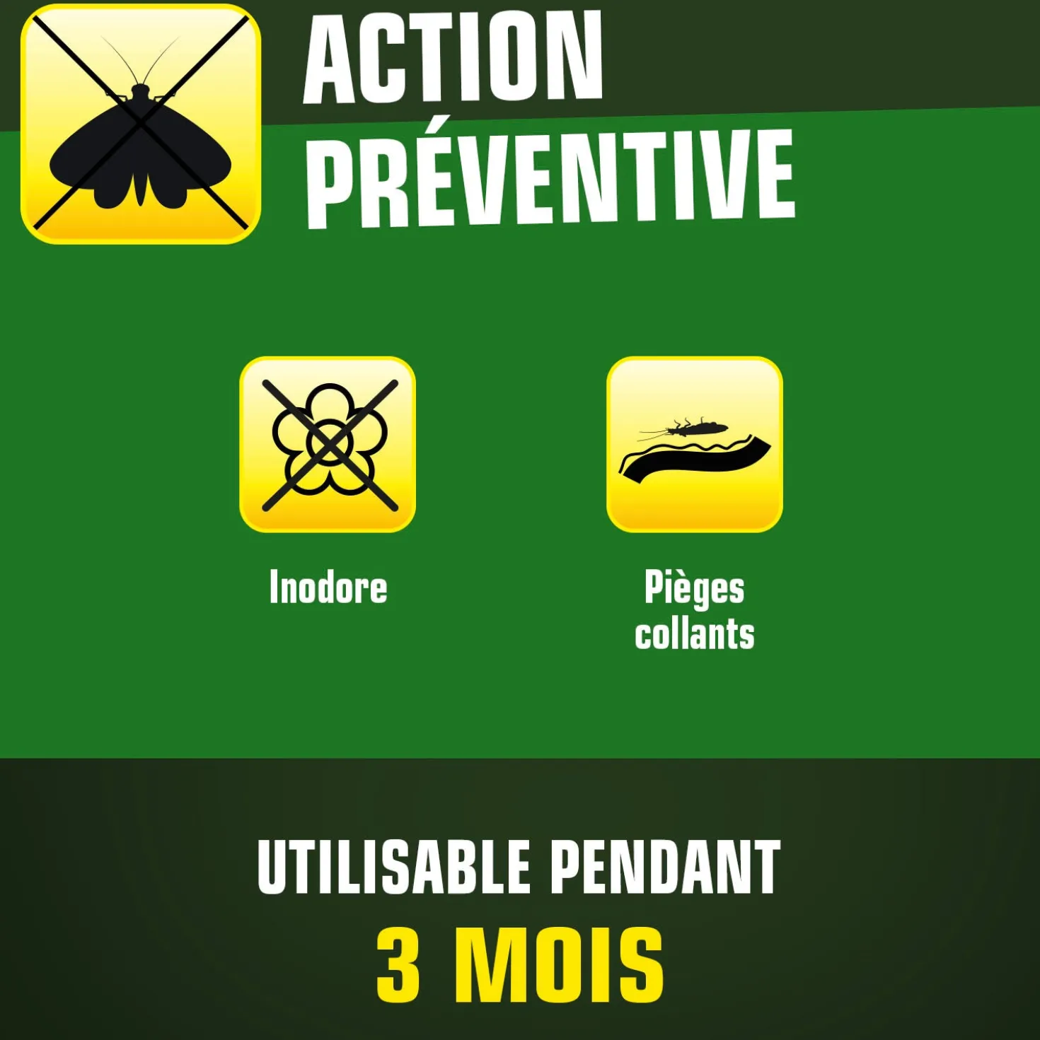 Pièges de détection des mites des vêtements