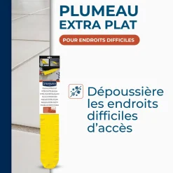 Plumeau extra plat et long dépoussiérant