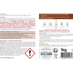 Poudre de ramonage pour poêle et cheminée