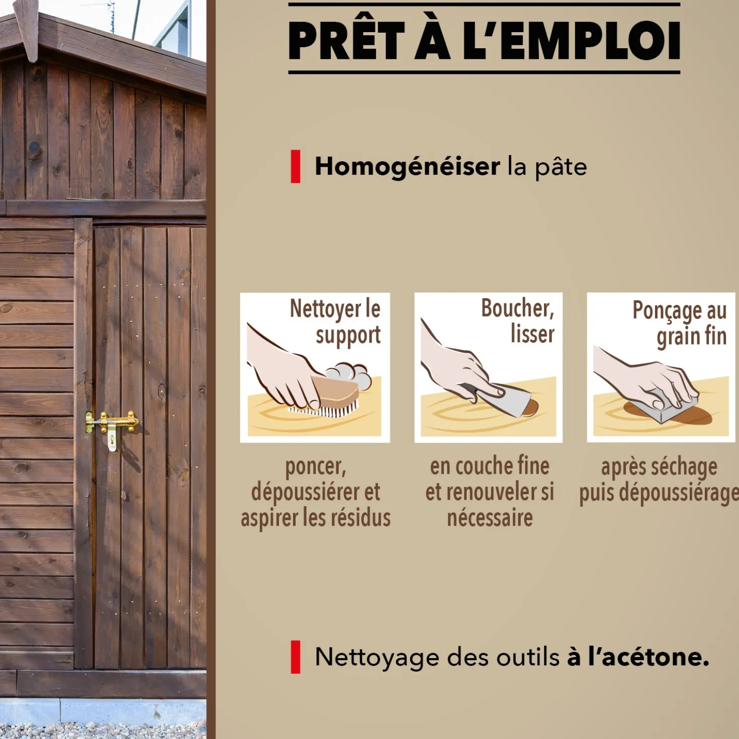 Pâte à bois tradition