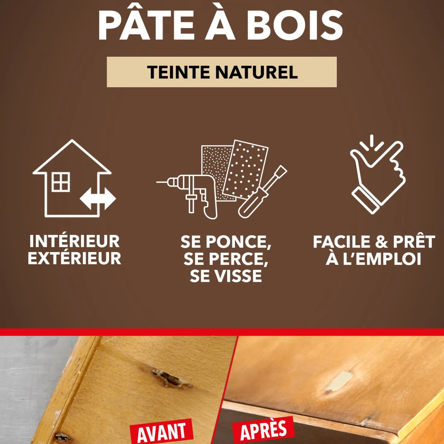 Pâte à bois tradition