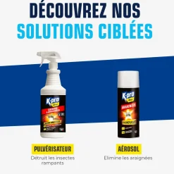 Pulvérisateur cafards et araignées