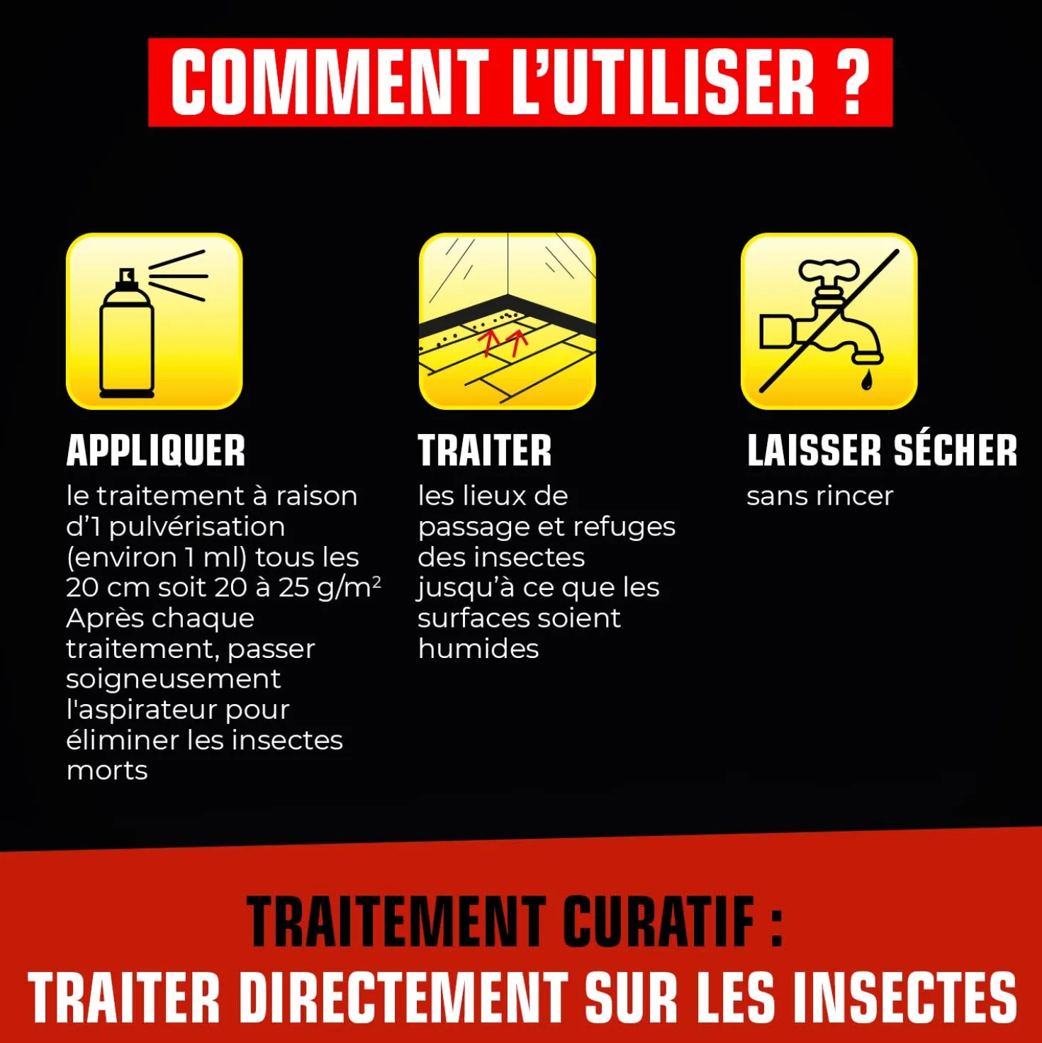 Pulvérisateur punaises de lit