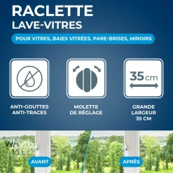 Raclette lave vitres