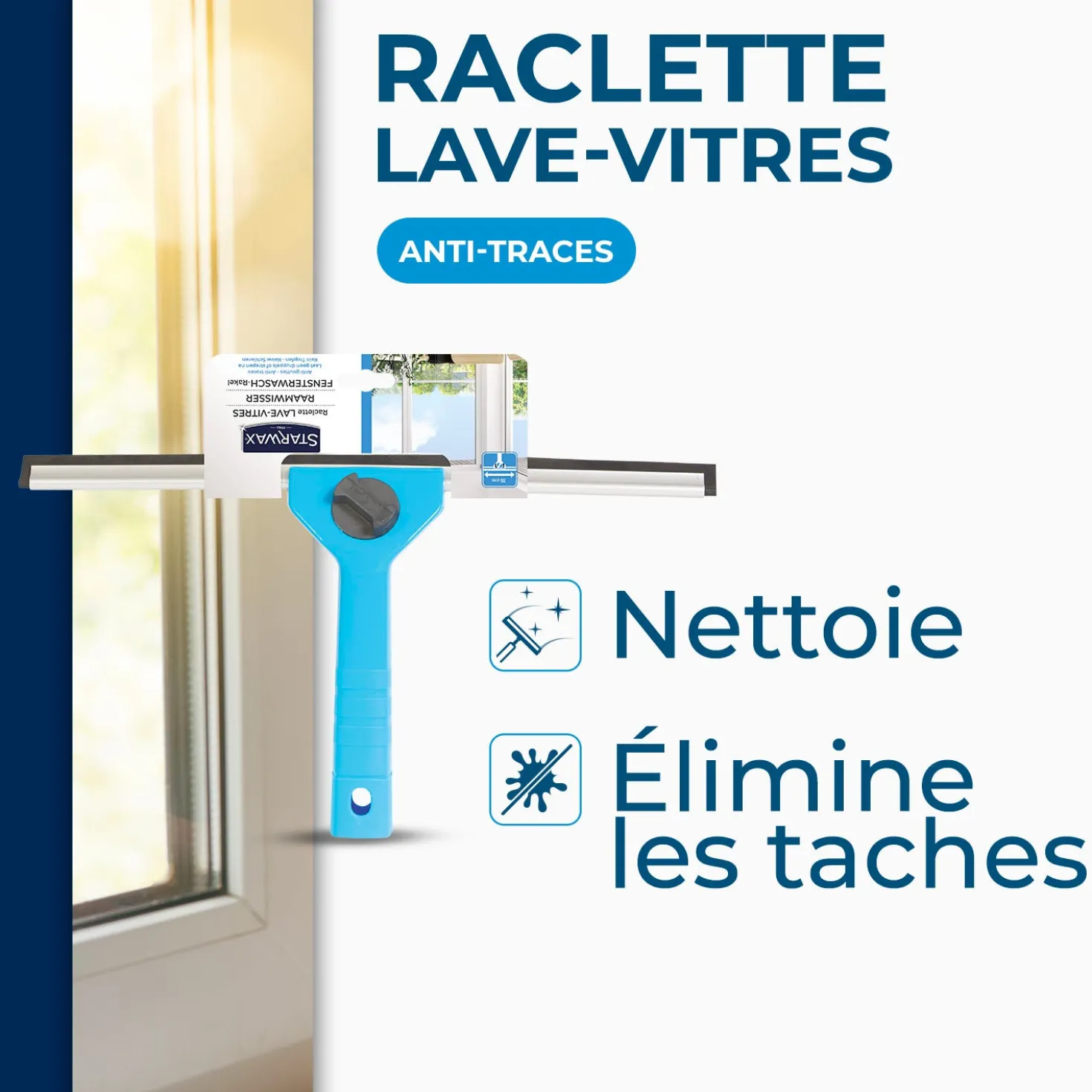 Raclette lave vitres