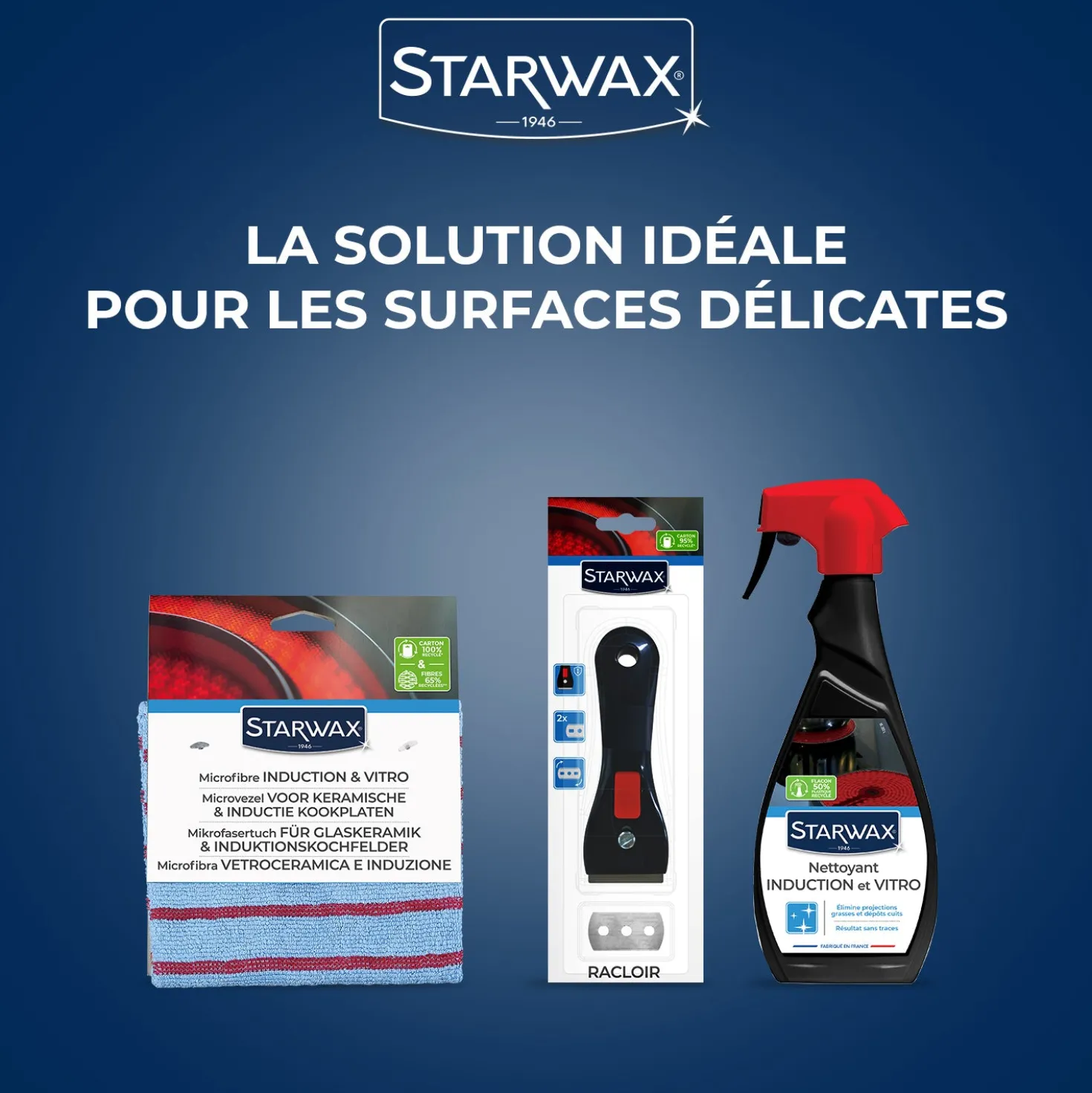 Racloir pour vitroceram & induction