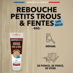 Rebouche imperfections -Pâte à bois naturel