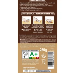 Rebouche imperfections -Pâte à bois naturel