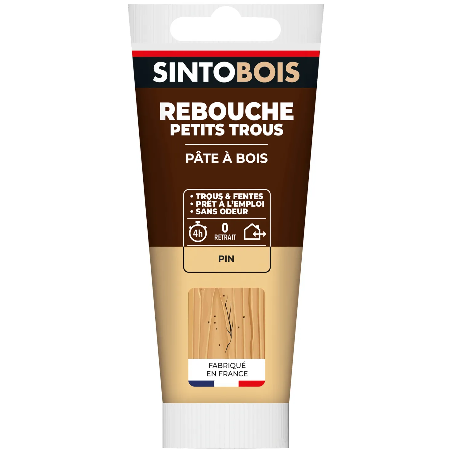 Rebouche imperfections -Pâte à bois naturel