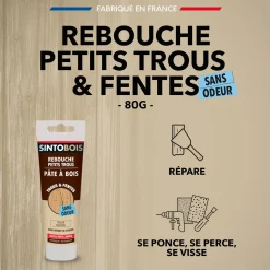 Rebouche imperfections -Pâte à bois naturel
