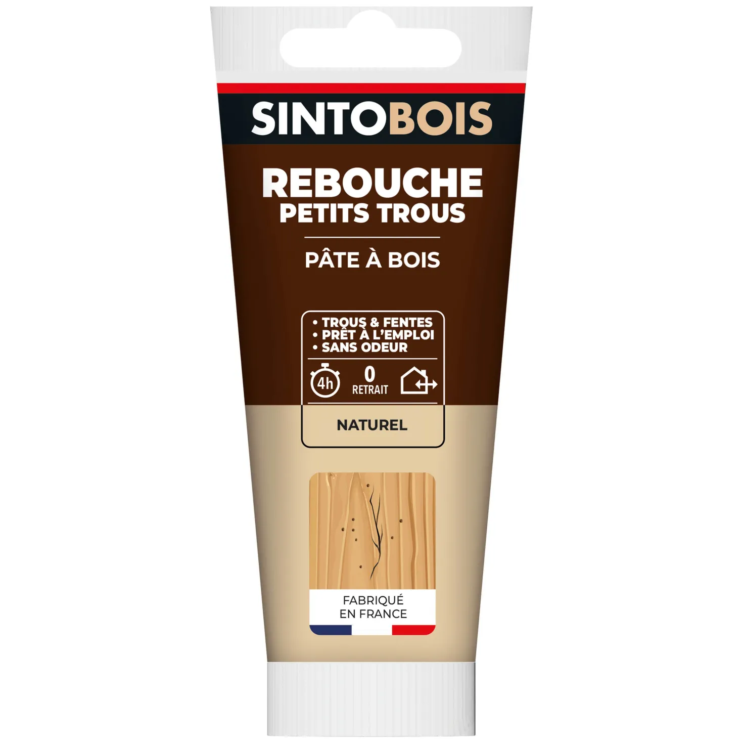 Rebouche imperfections -Pâte à bois naturel